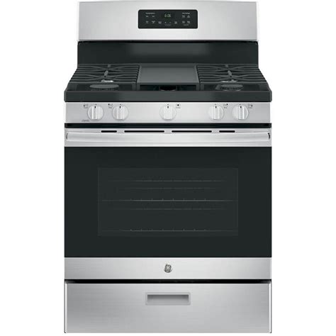 ge gas range 5 burner with griddle